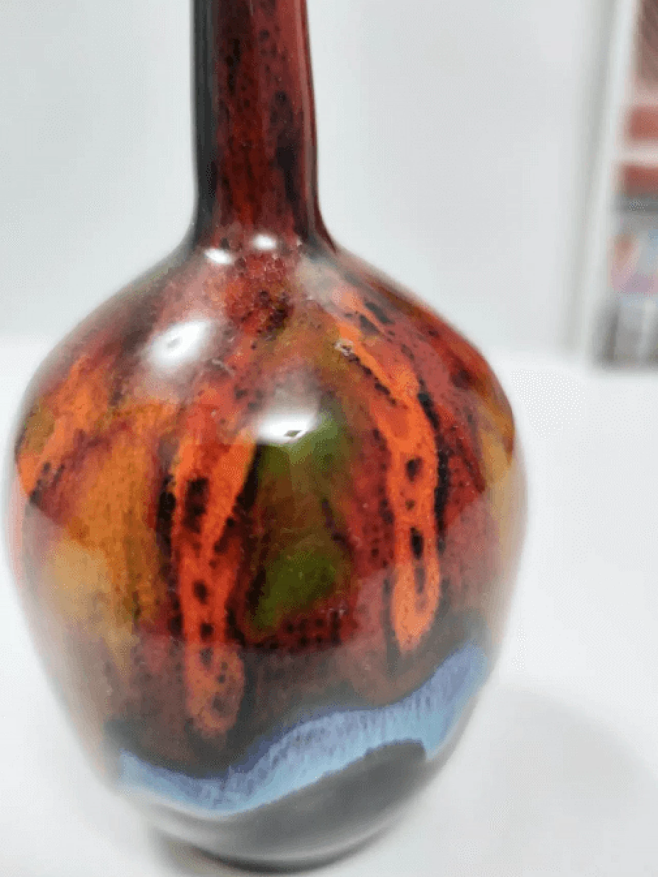 Vaso in terracotta smaltata di Giovanni Poggi per San Giorgio Albisola, anni '70 6