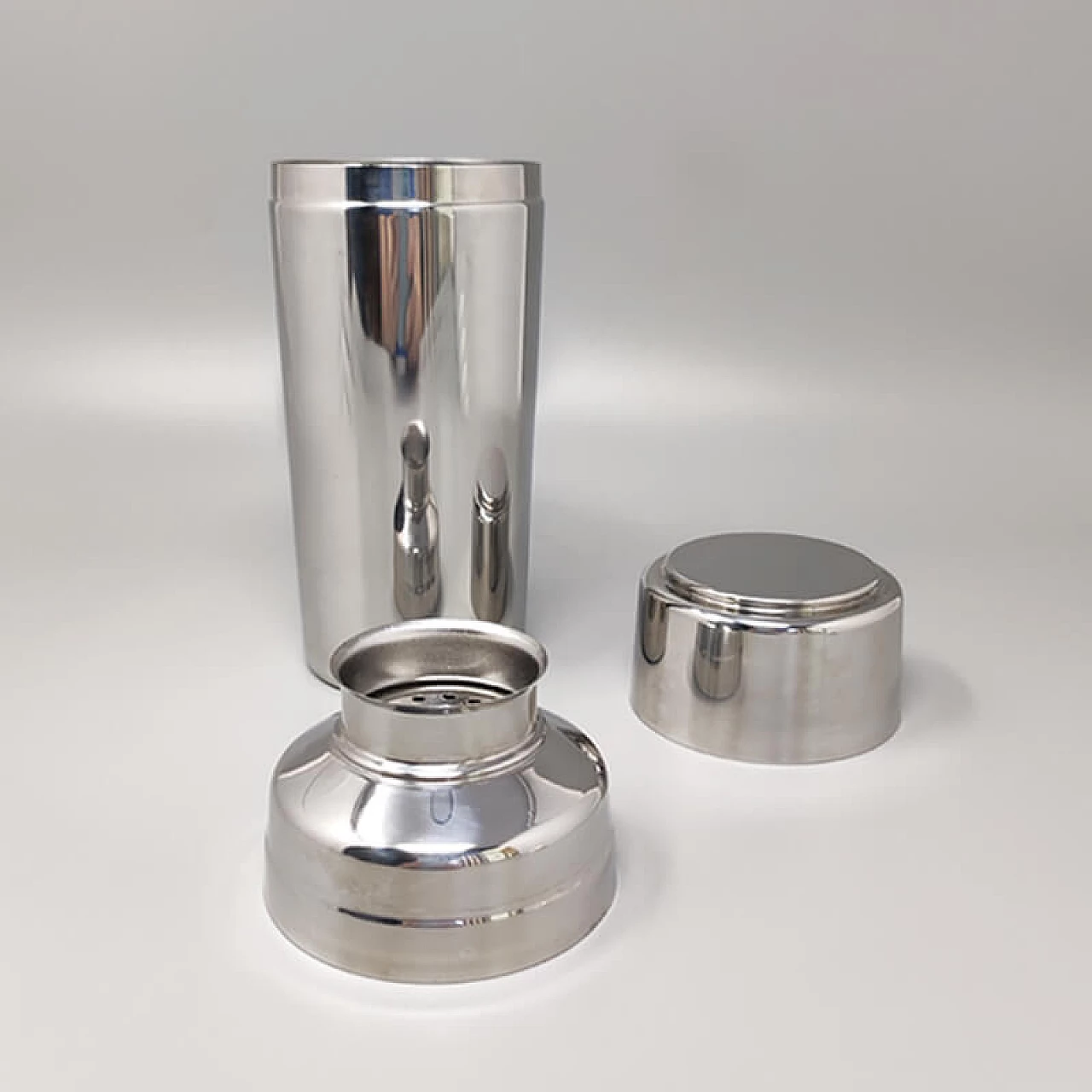 Cocktail shaker with ice bucket by Mepra, 1970s 5