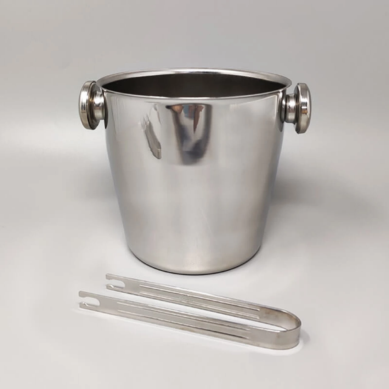 Cocktail shaker with ice bucket by Mepra, 1970s 7