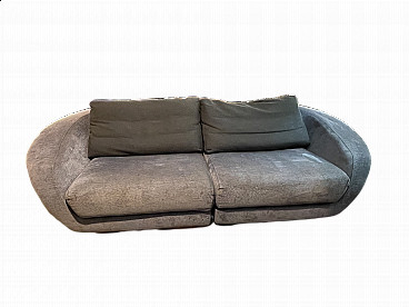 Gray fabric sofa by Roche Bobois