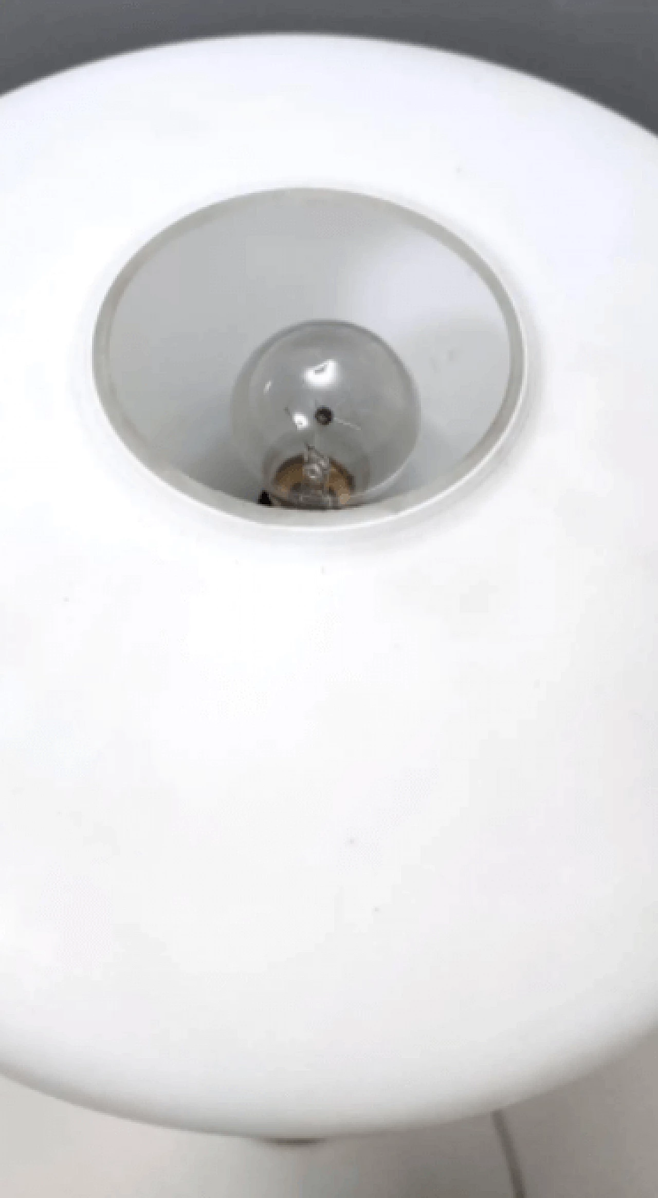 Floor lamp made of glass, wood and brass, 1950s 11