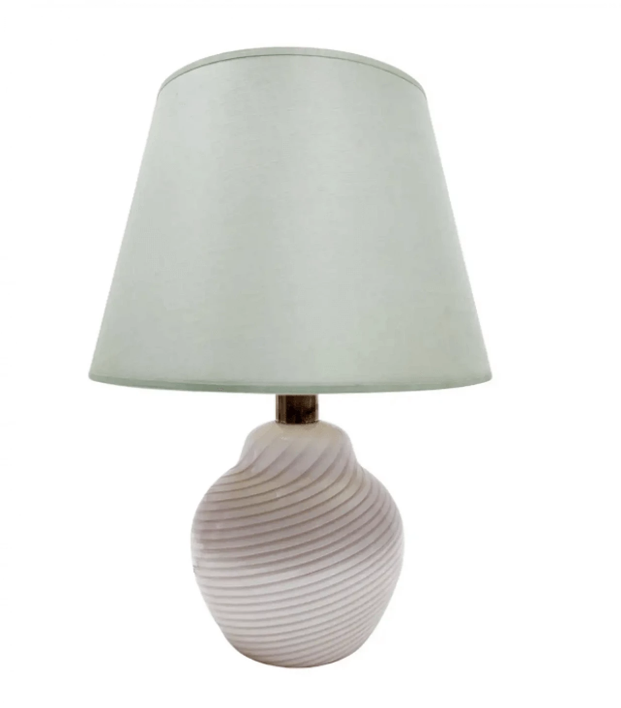 Lampada da tavolo in vetro di Murano di Lino Tagliapietra per Paf, anni '80 1