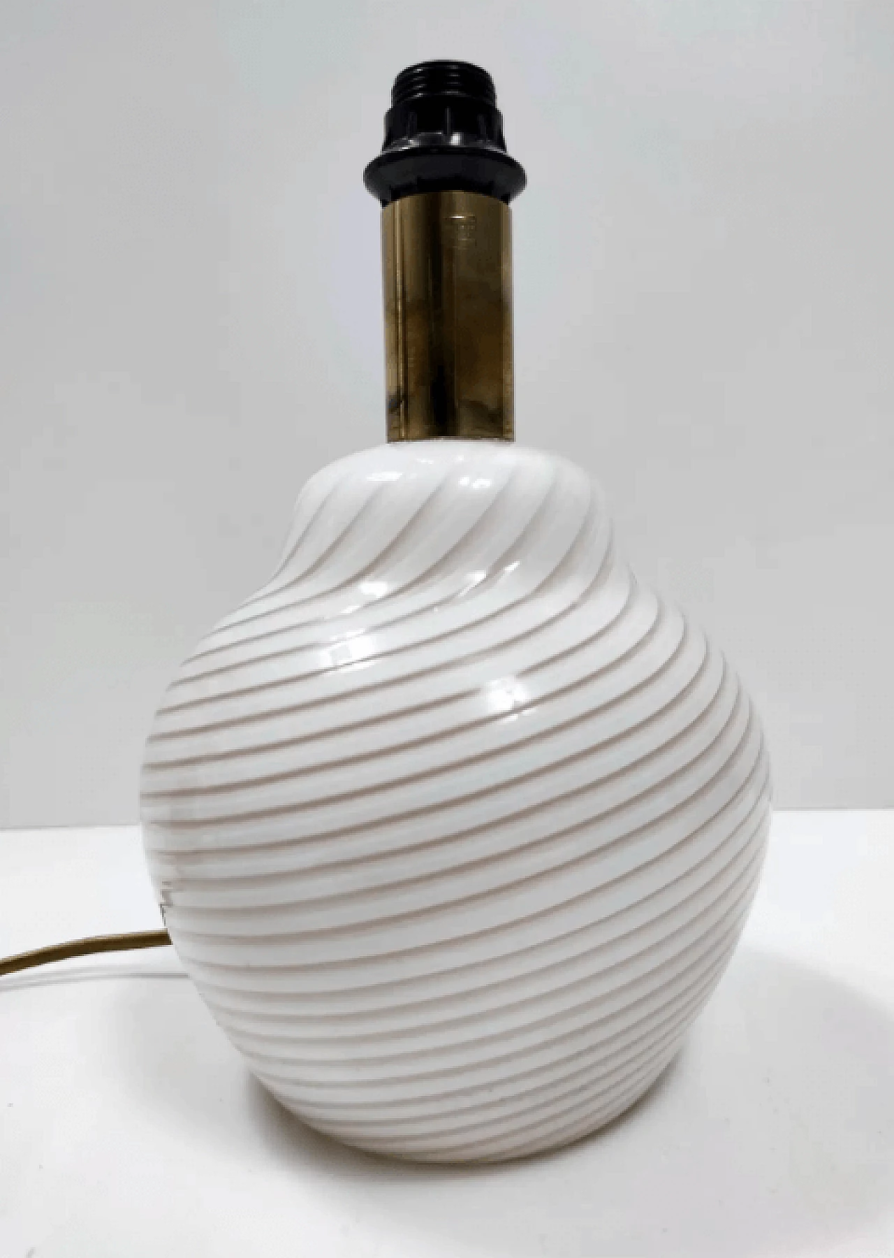 Lampada da tavolo in vetro di Murano di Lino Tagliapietra per Paf, anni '80 3