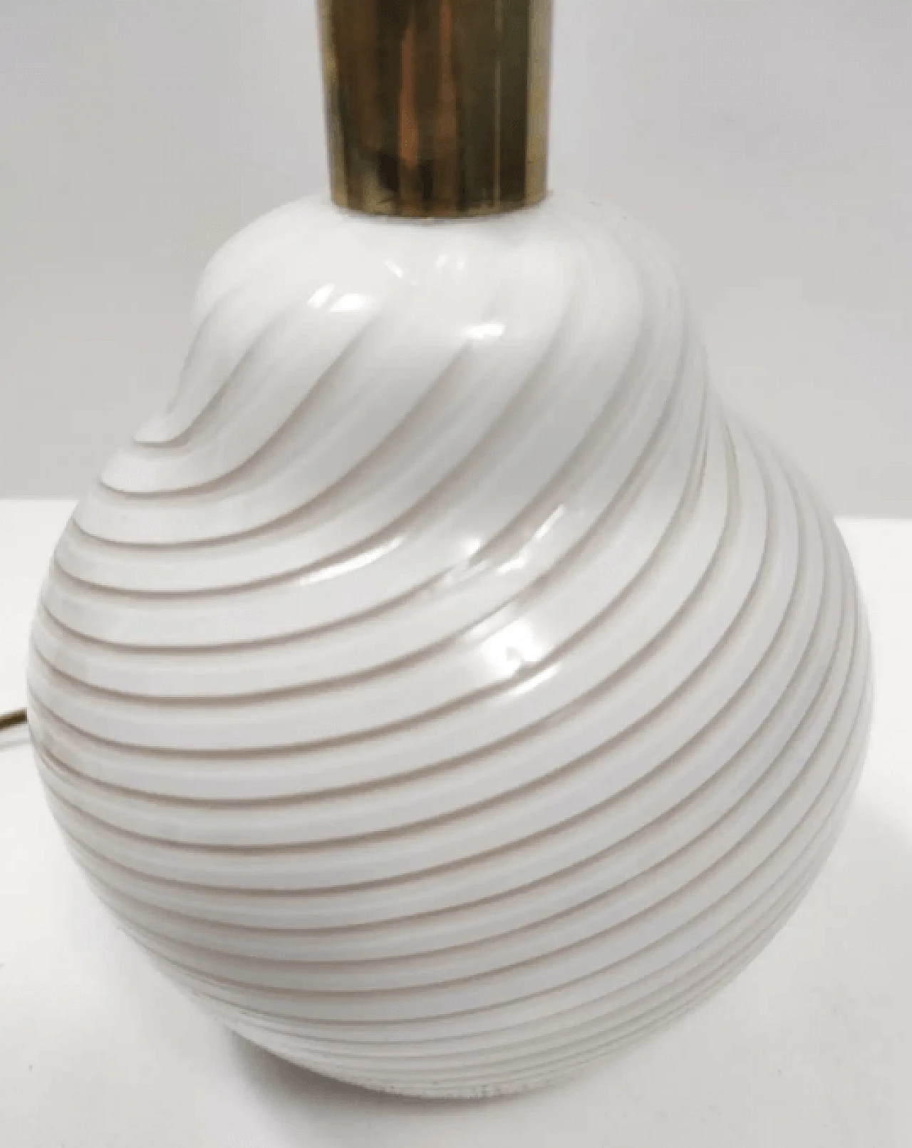 Lampada da tavolo in vetro di Murano di Lino Tagliapietra per Paf, anni '80 4