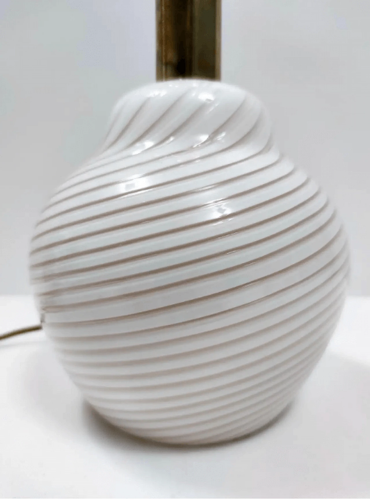 Lampada da tavolo in vetro di Murano di Lino Tagliapietra per Paf, anni '80 5