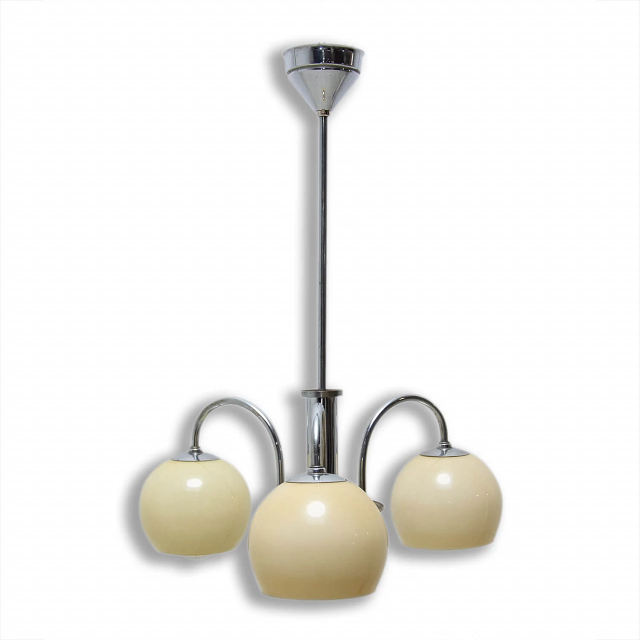 Art Deco chandelier with 3 arms, 1930s 1