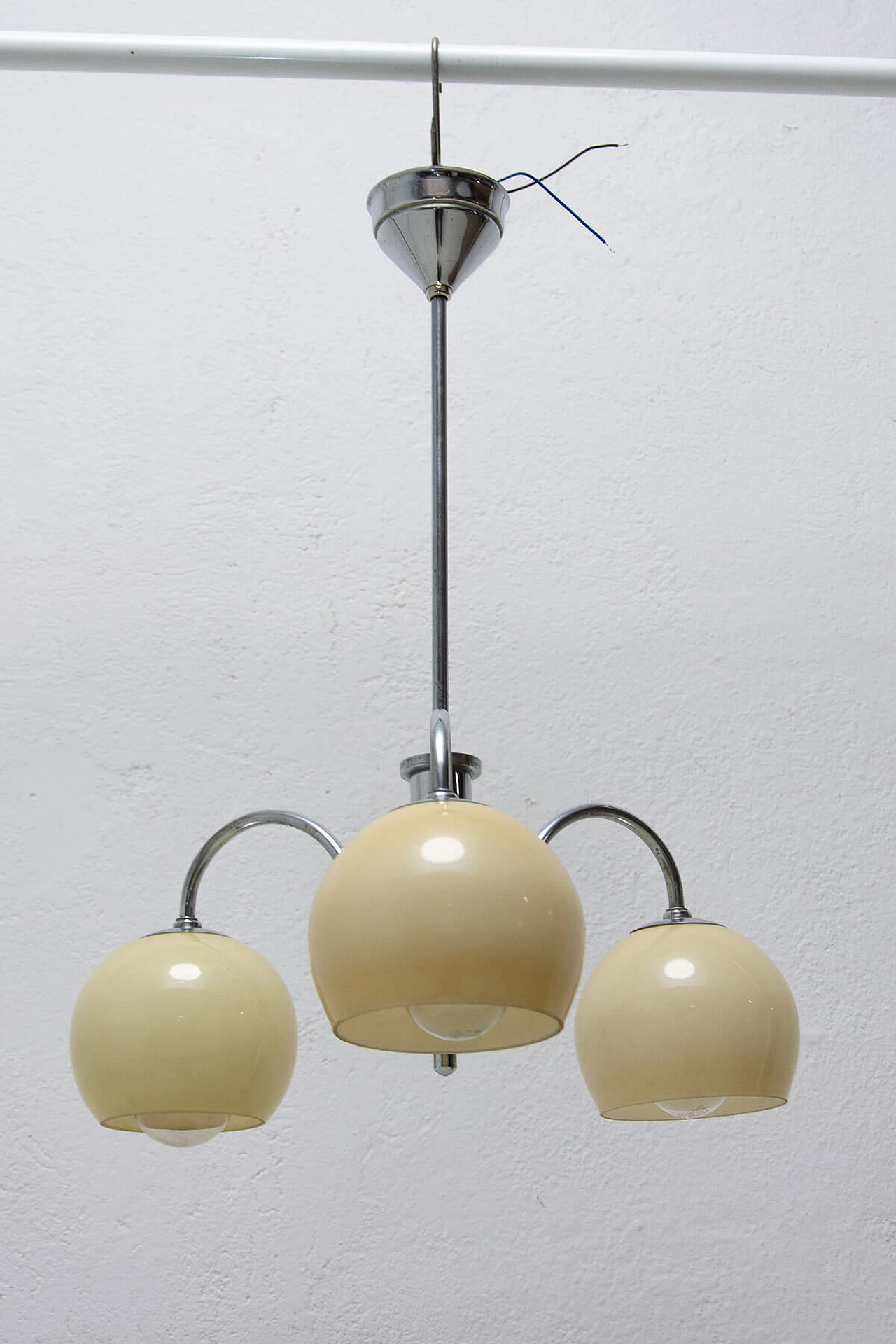Art Deco chandelier with 3 arms, 1930s 4