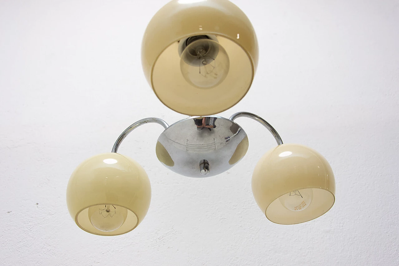 Art Deco chandelier with 3 arms, 1930s 13