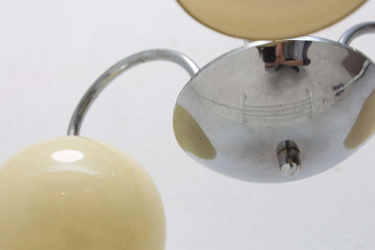 Art Deco chandelier with 3 arms, 1930s 14
