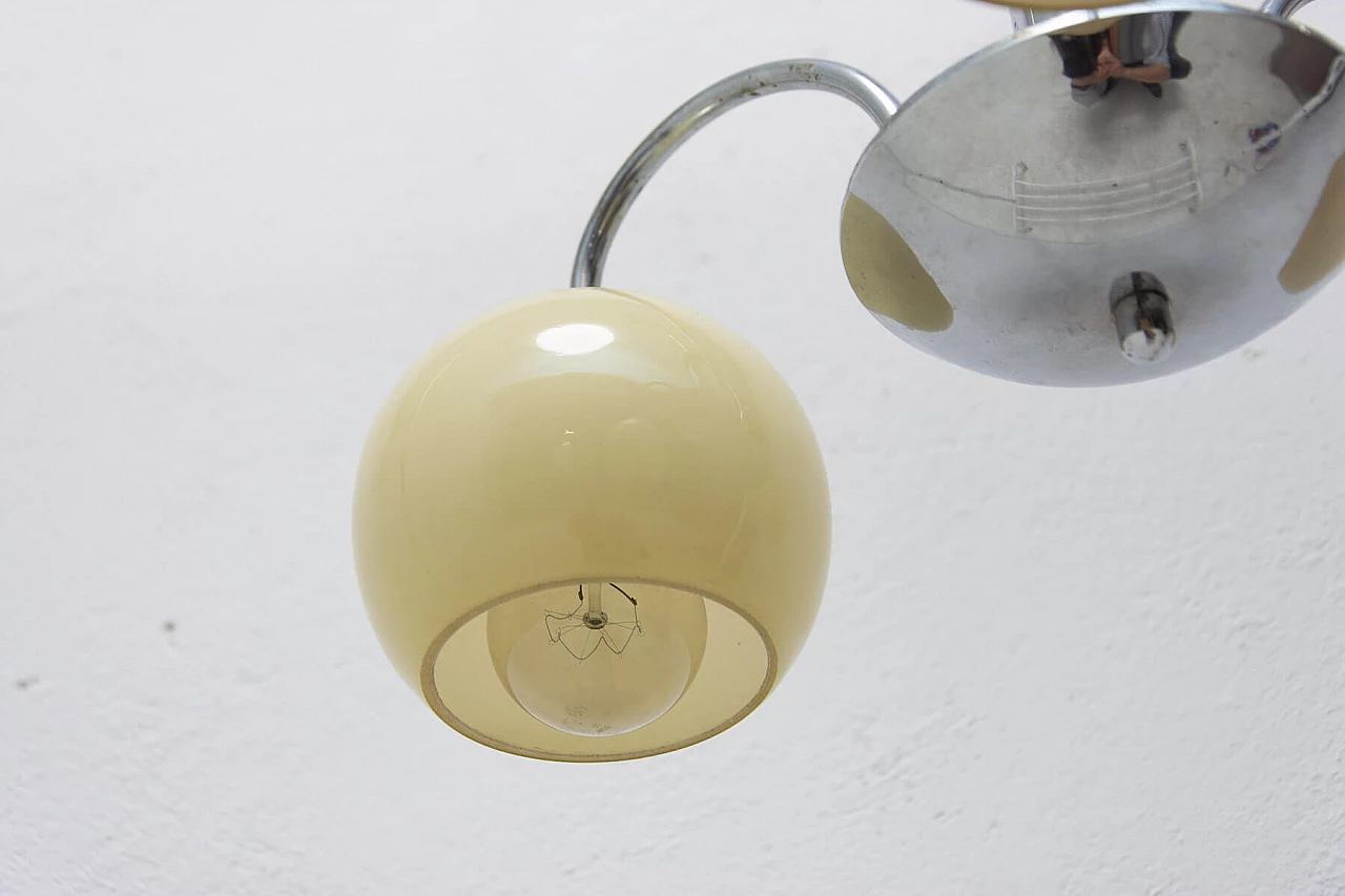 Art Deco chandelier with 3 arms, 1930s 16