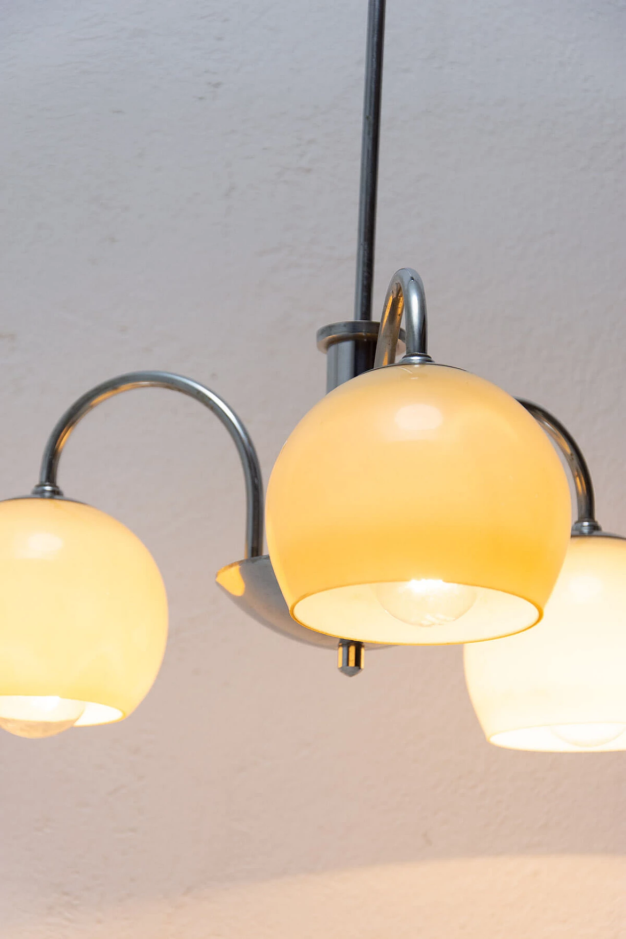 Art Deco chandelier with 3 arms, 1930s 19