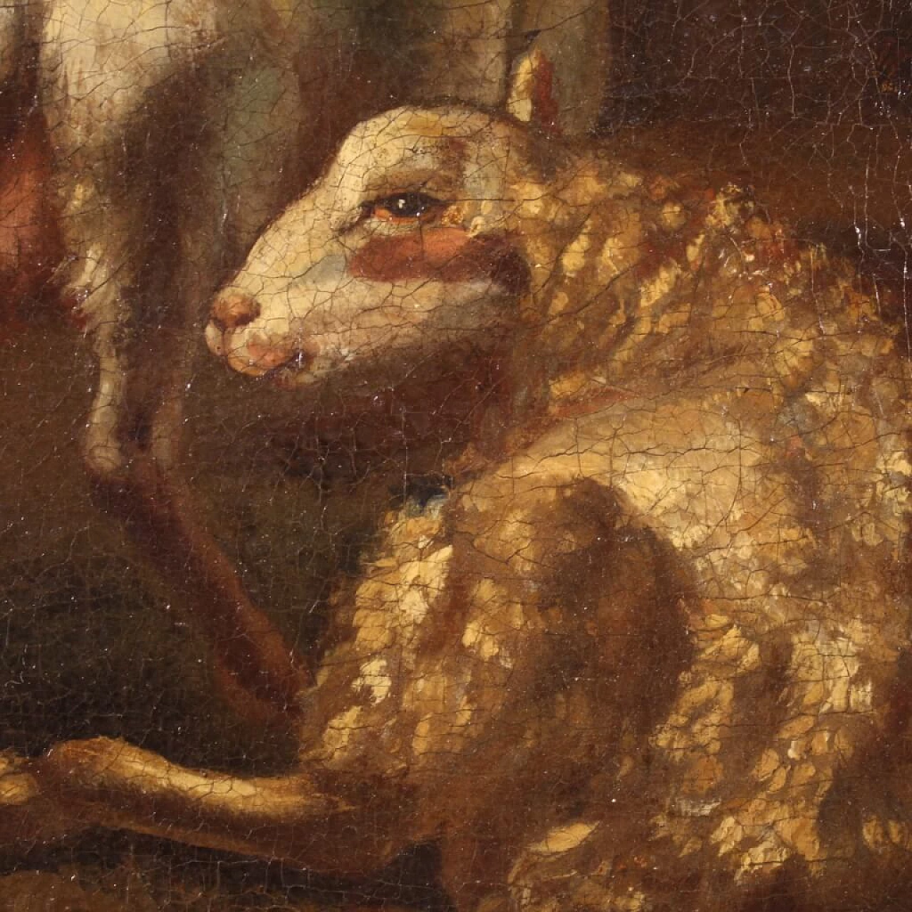 Pastoral landscape, oil on canvas, 18th century 10