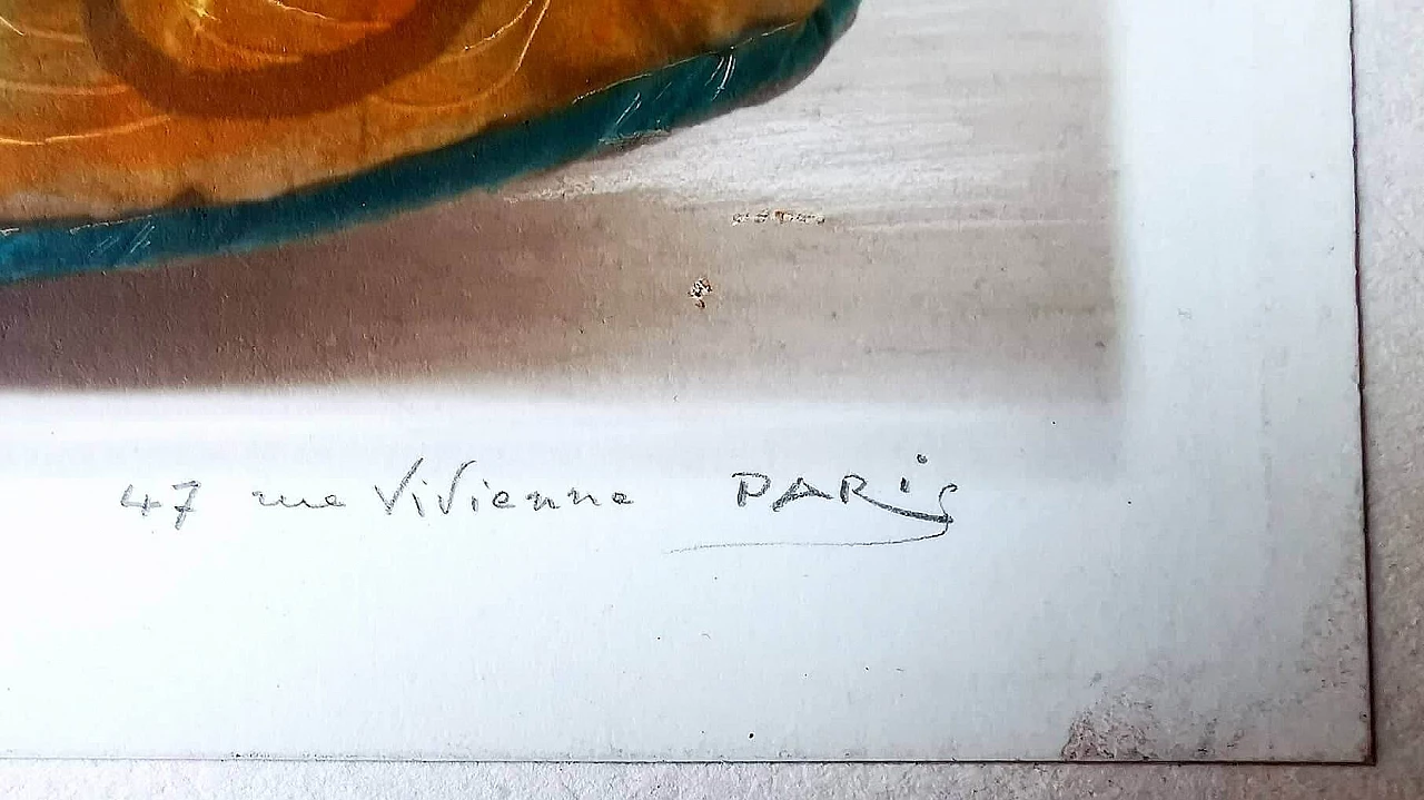 Foto di Simone Mirat, attrice, ritoccata a mano, anni '30 3