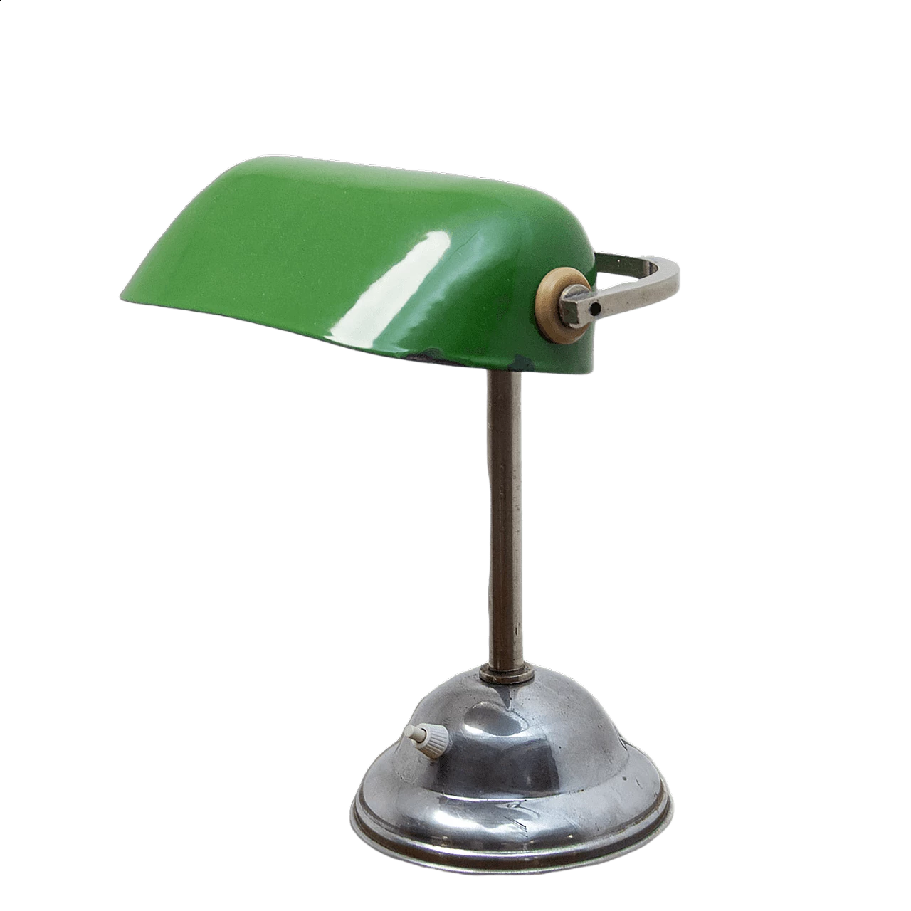 Adjustable Art Deco style banker's lamp, 1930s 16