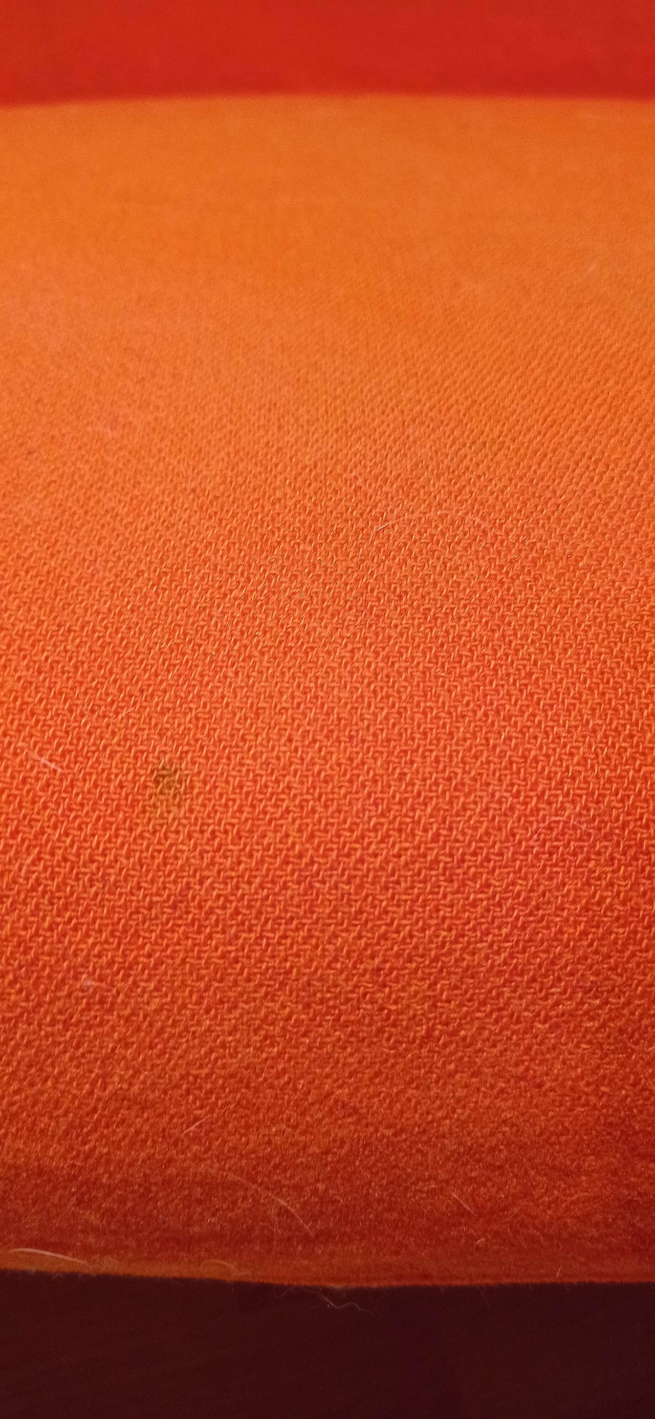 Coppia di poltrone Bali di Carlo Colombo in tessuto arancio, anni 2000 26