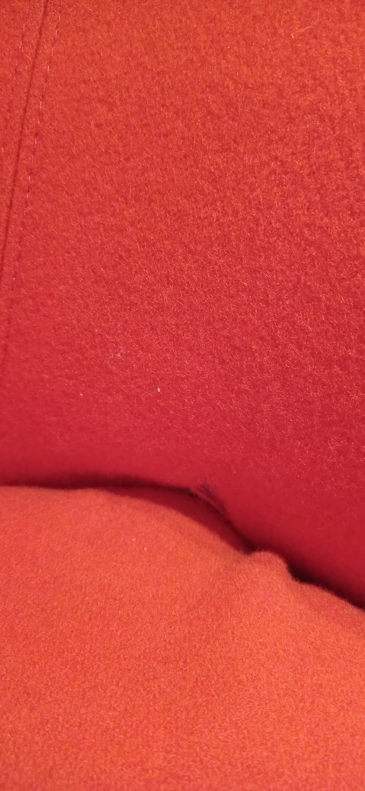 Pair of Bali armchairs by Carlo Colombo in orange fabric, 2000s 38