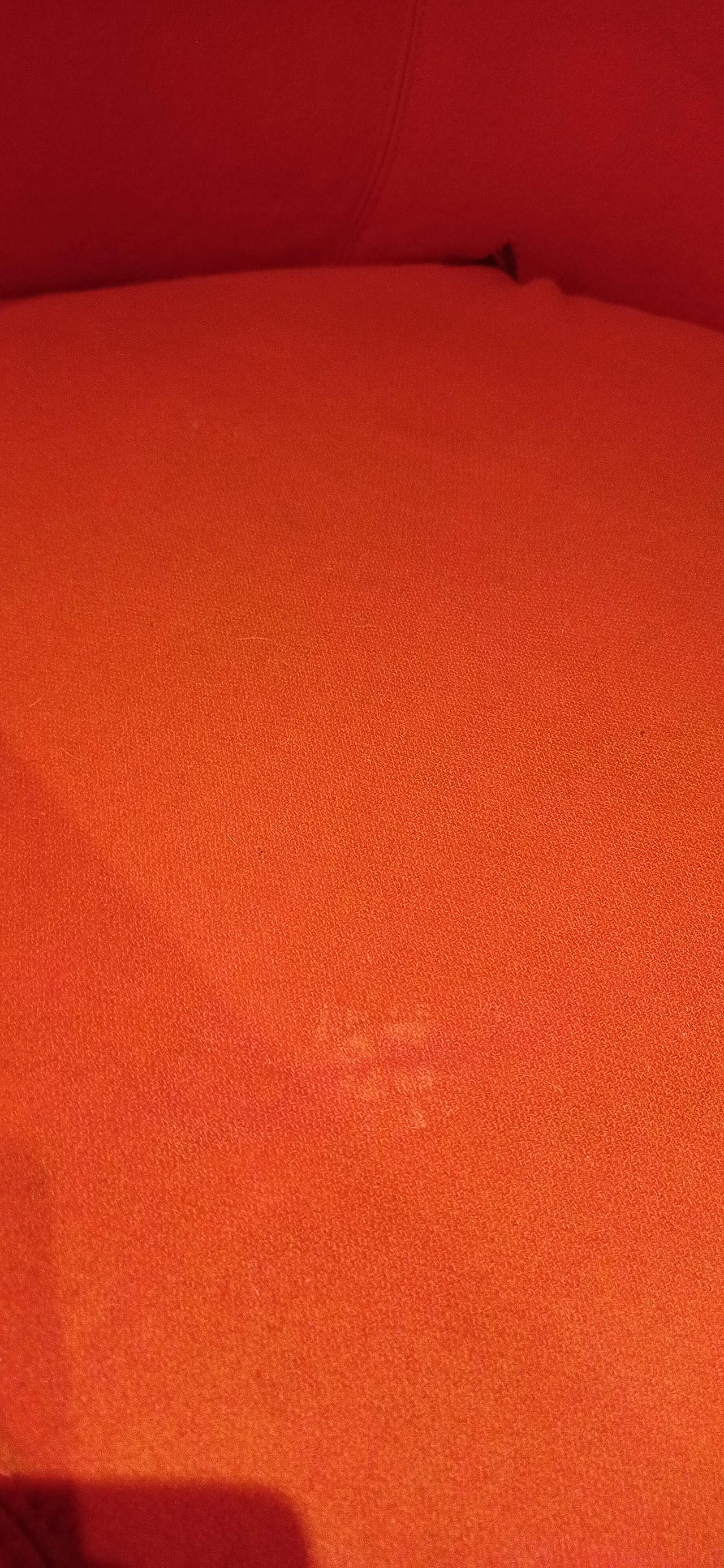 Pair of Bali armchairs by Carlo Colombo in orange fabric, 2000s 101