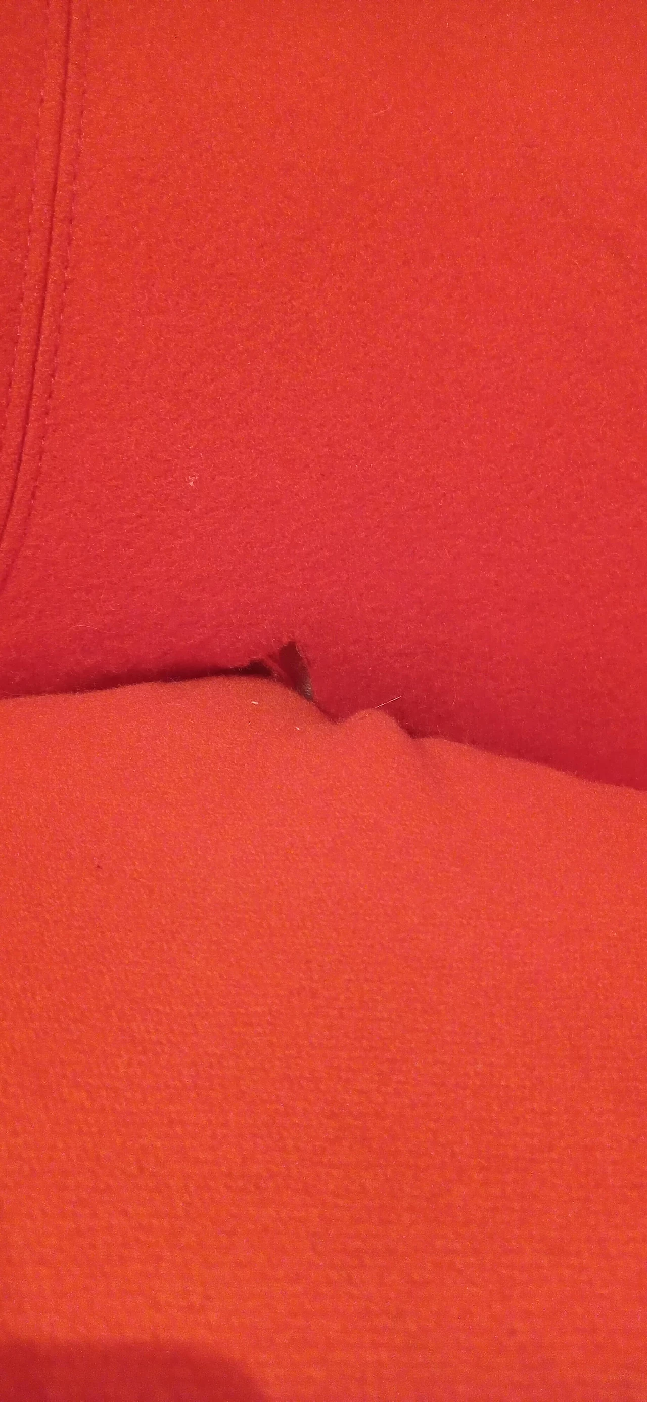 Pair of Bali armchairs by Carlo Colombo in orange fabric, 2000s 102