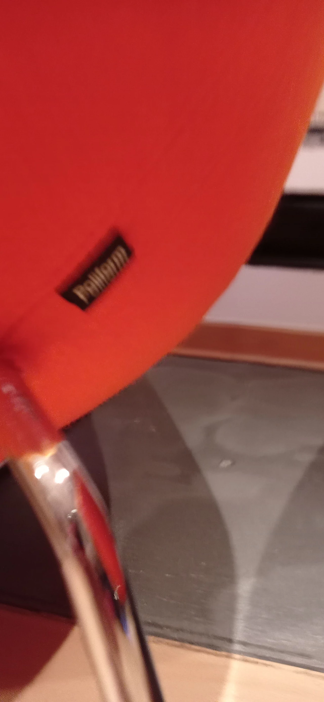 Pair of Bali armchairs by Carlo Colombo in orange fabric, 2000s 123