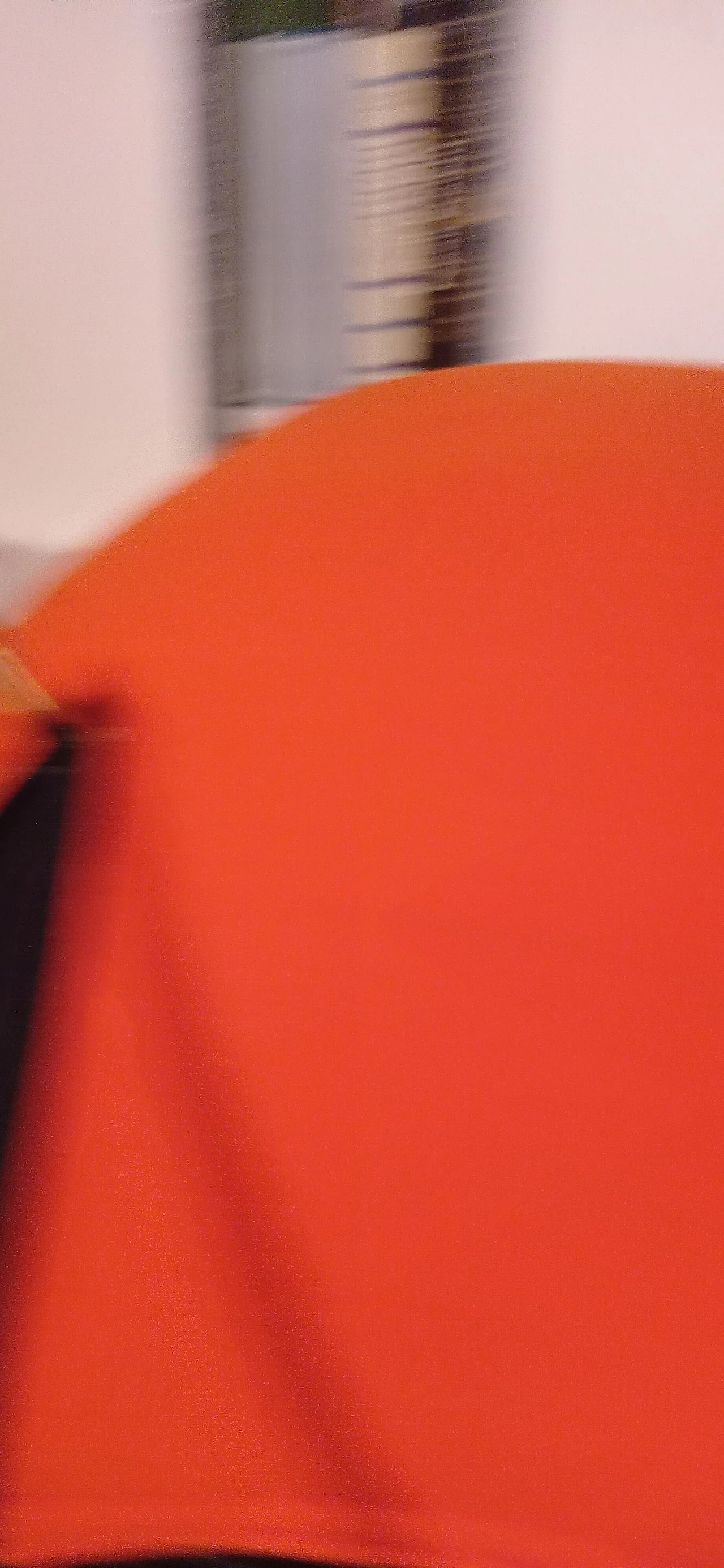 Pair of Bali armchairs by Carlo Colombo in orange fabric, 2000s 148