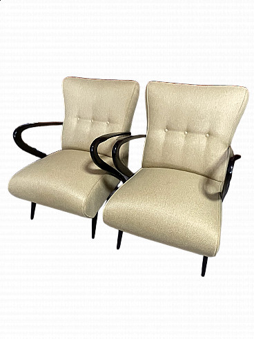 Pair of armchairs by Guglielmo Ulrich, 1960s