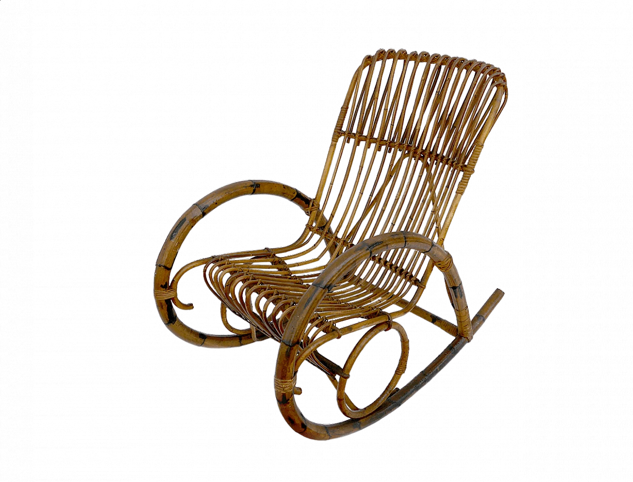 Bamboo armchair, 1960s 5