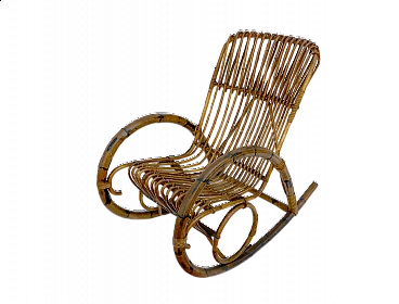 Bamboo armchair, 1960s