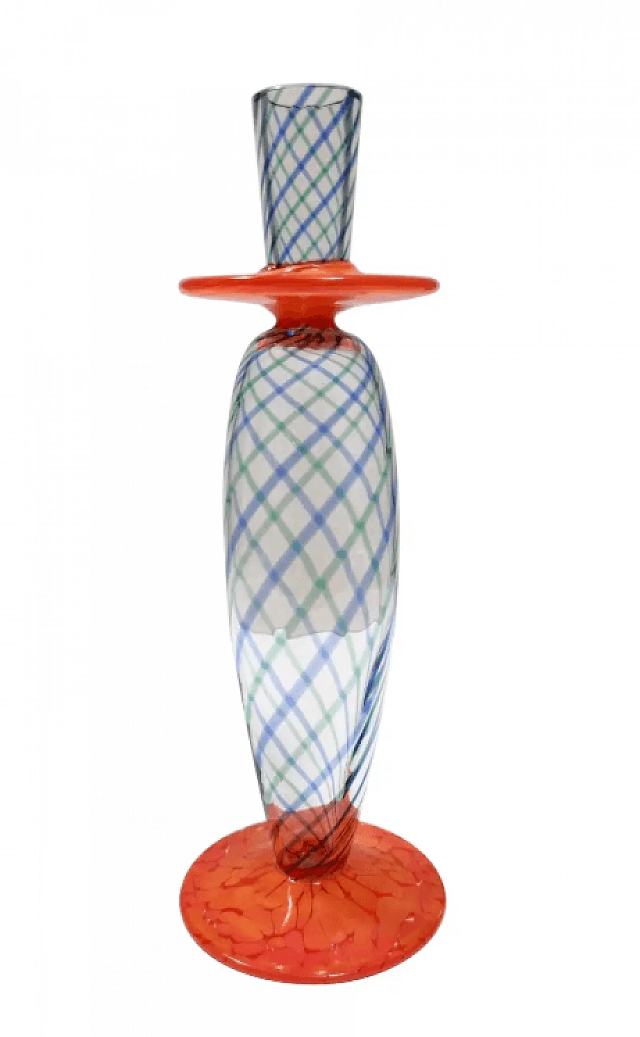 Murano glass candlestick by Carlo Moretti, 1990s | intOndo Murano glass candlestick by Carlo Moretti, 1990s | intOndo
