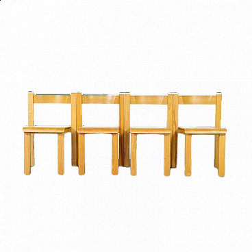 4 Chairs model 909 by Vico Magistretti for Montina, 1970s