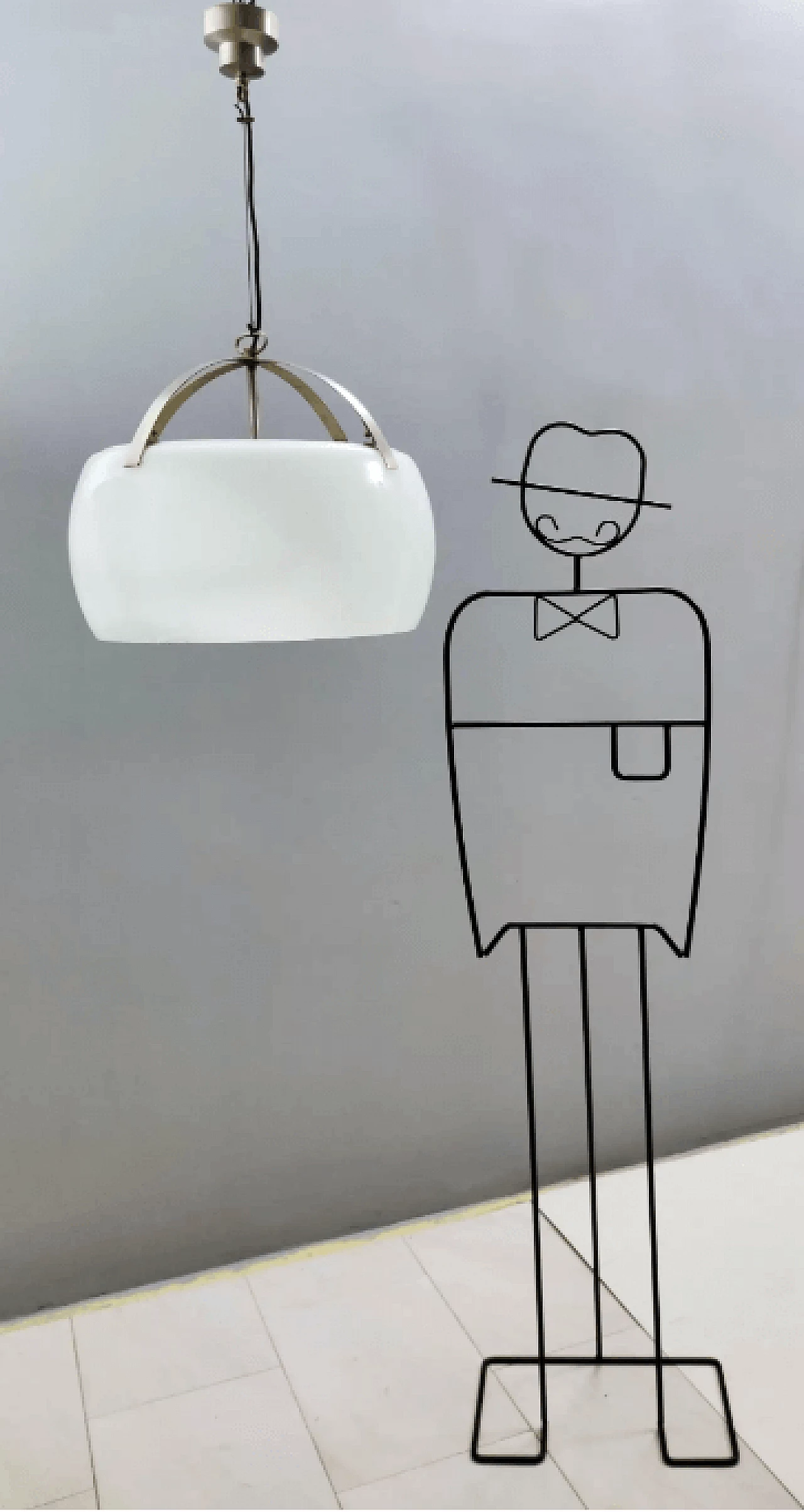 Omega pendant lamp by Vico Magistretti for Artemide, 1960s 2
