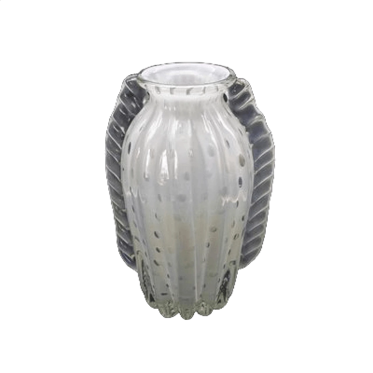 White glass vase, 1930s 18