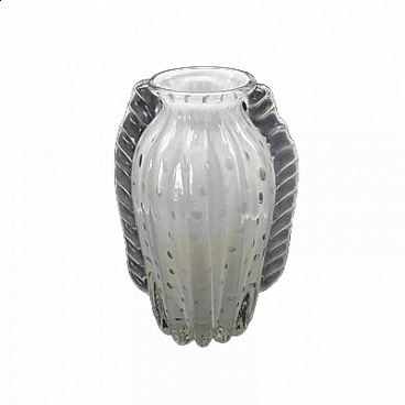 White glass vase, 1930s