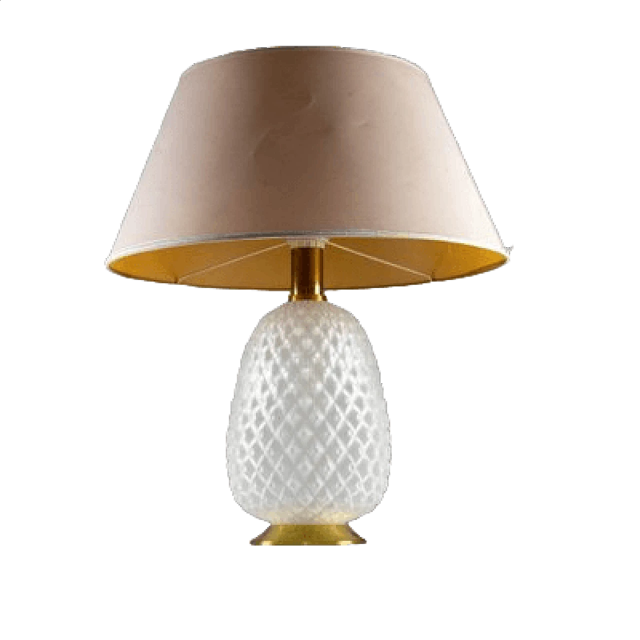 Glass table lamp, 1950s 13