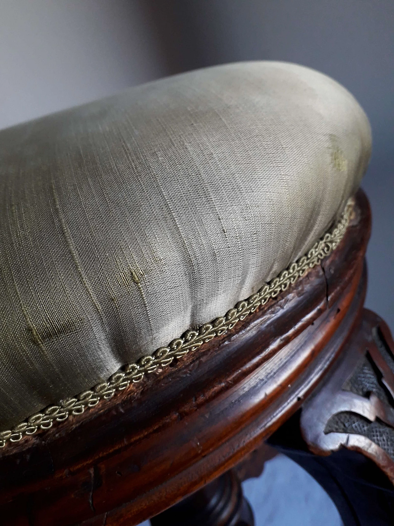 Piano stool in the Napoleon III style, 19th century 4