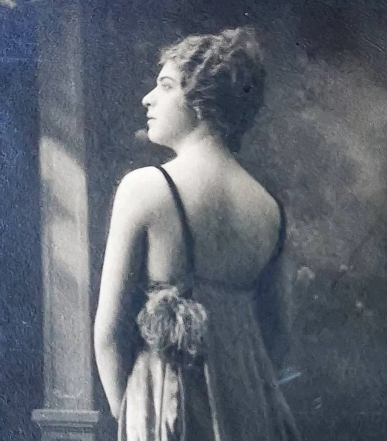 Original photo of Pecquet with dedication, early 1900s 1