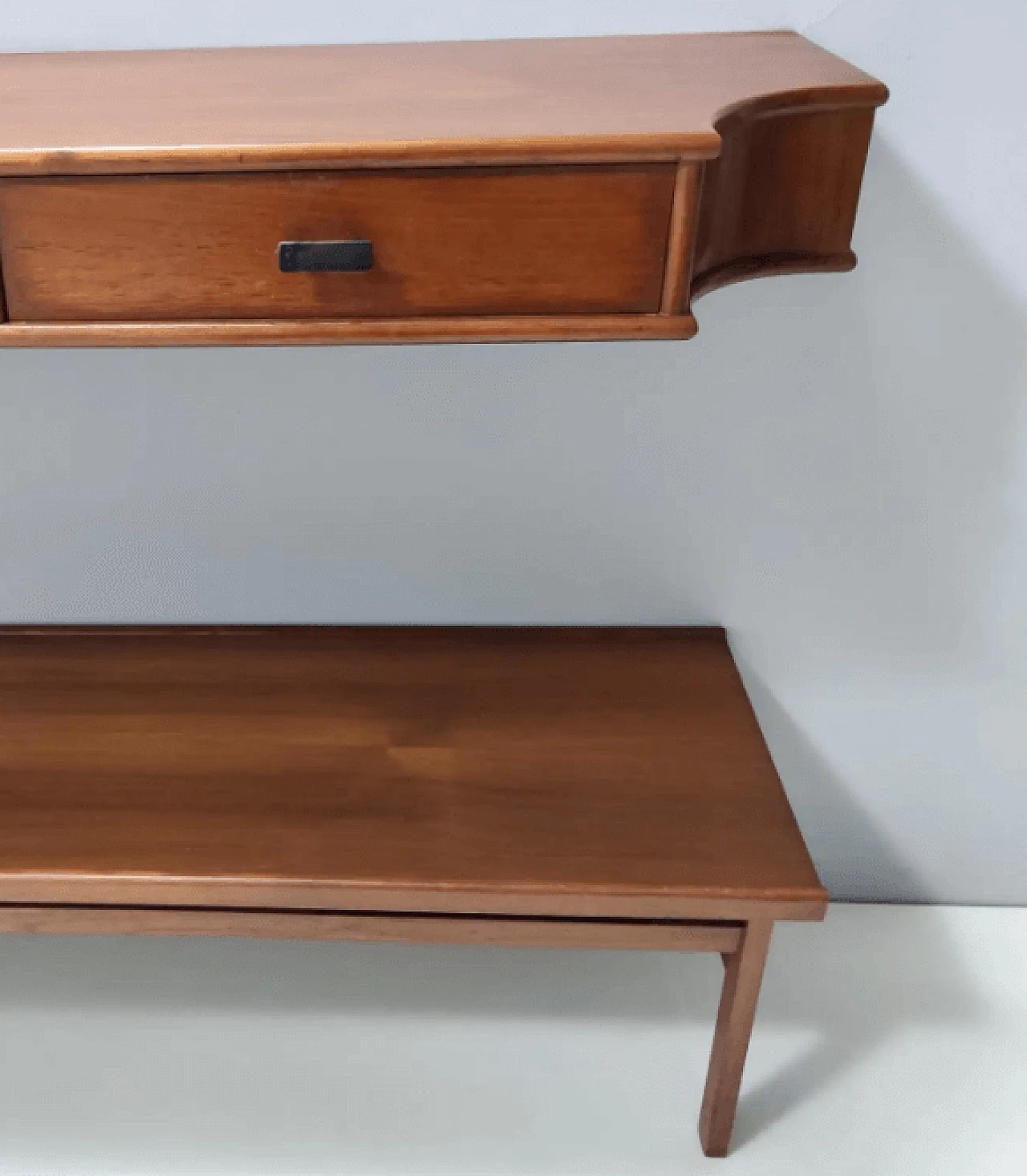 Mobili da ingresso in legno di noce di Brugnoli, anni '50 14