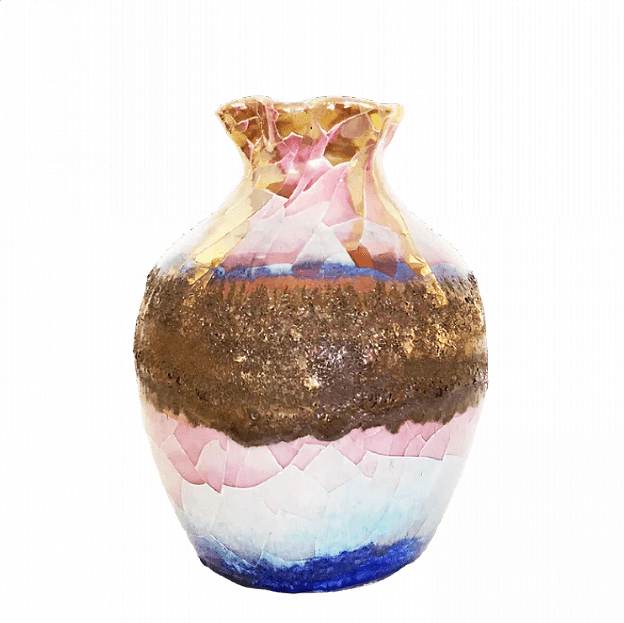 Vaso in ceramica, anni '60 4