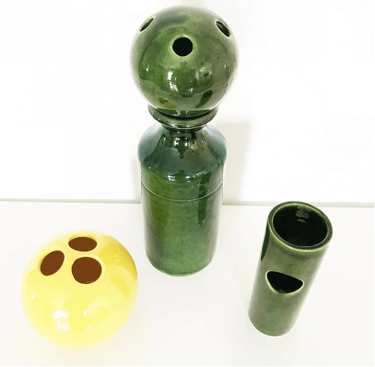 3 Modular designer ceramics by Enzo Bioli and Vi.Ba, 1960s 7