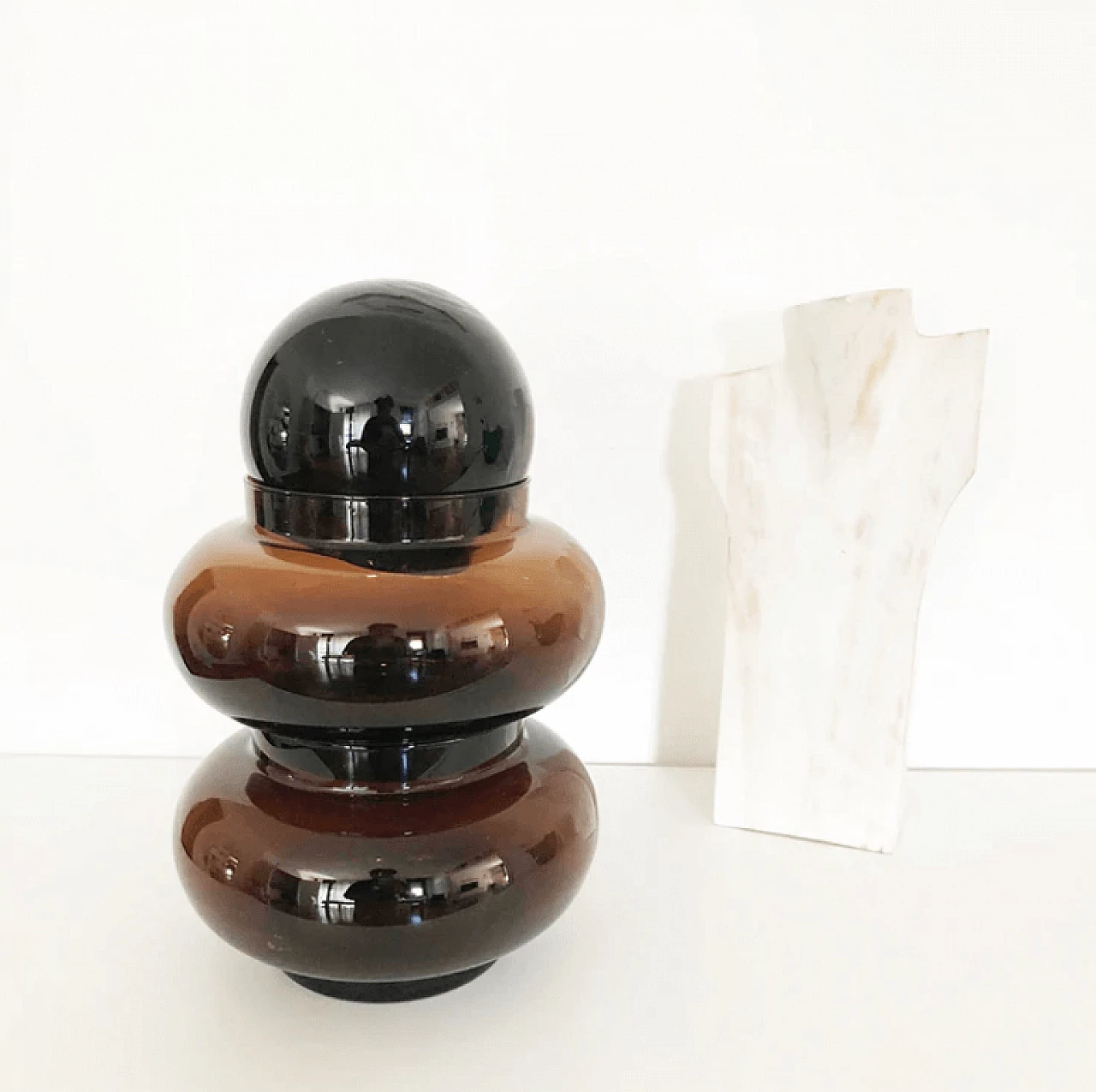 Modular glass vase, 1960s 1