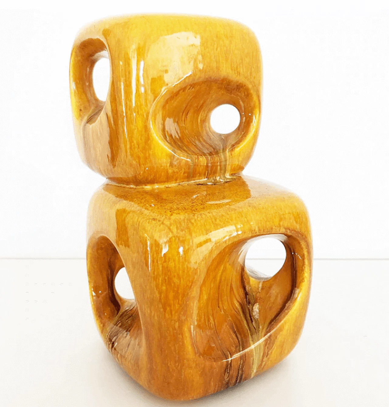 Sculptural ceramic vase, 1970s 1