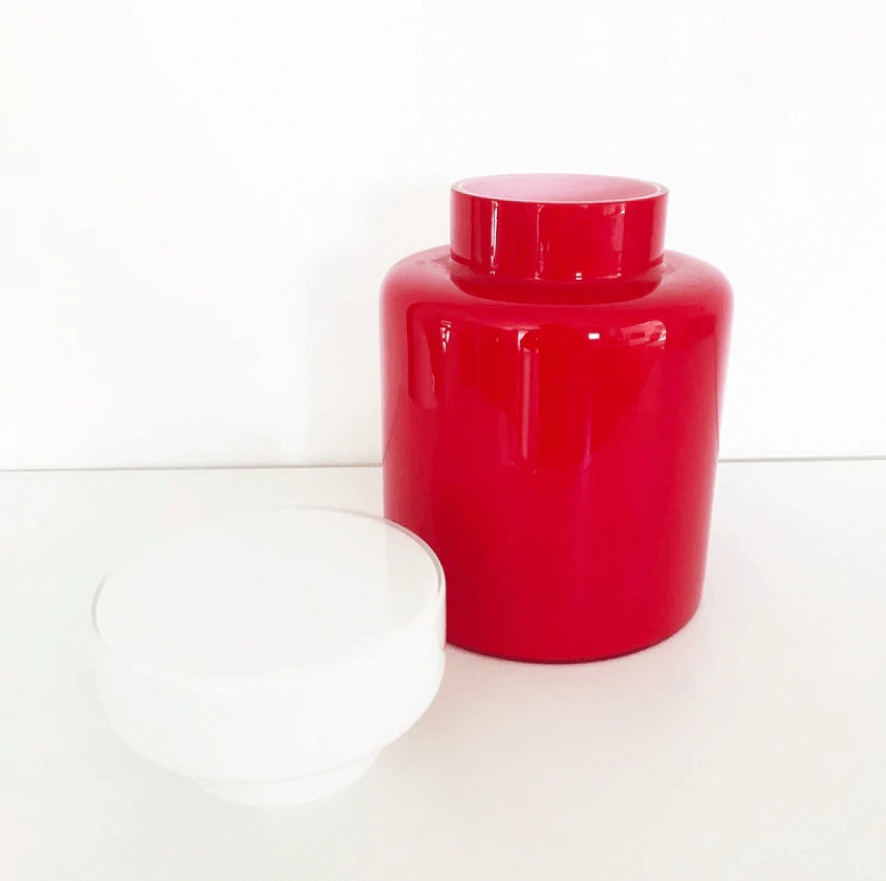 Vaso in vetro di Luciano Vistosi, anni '60 4