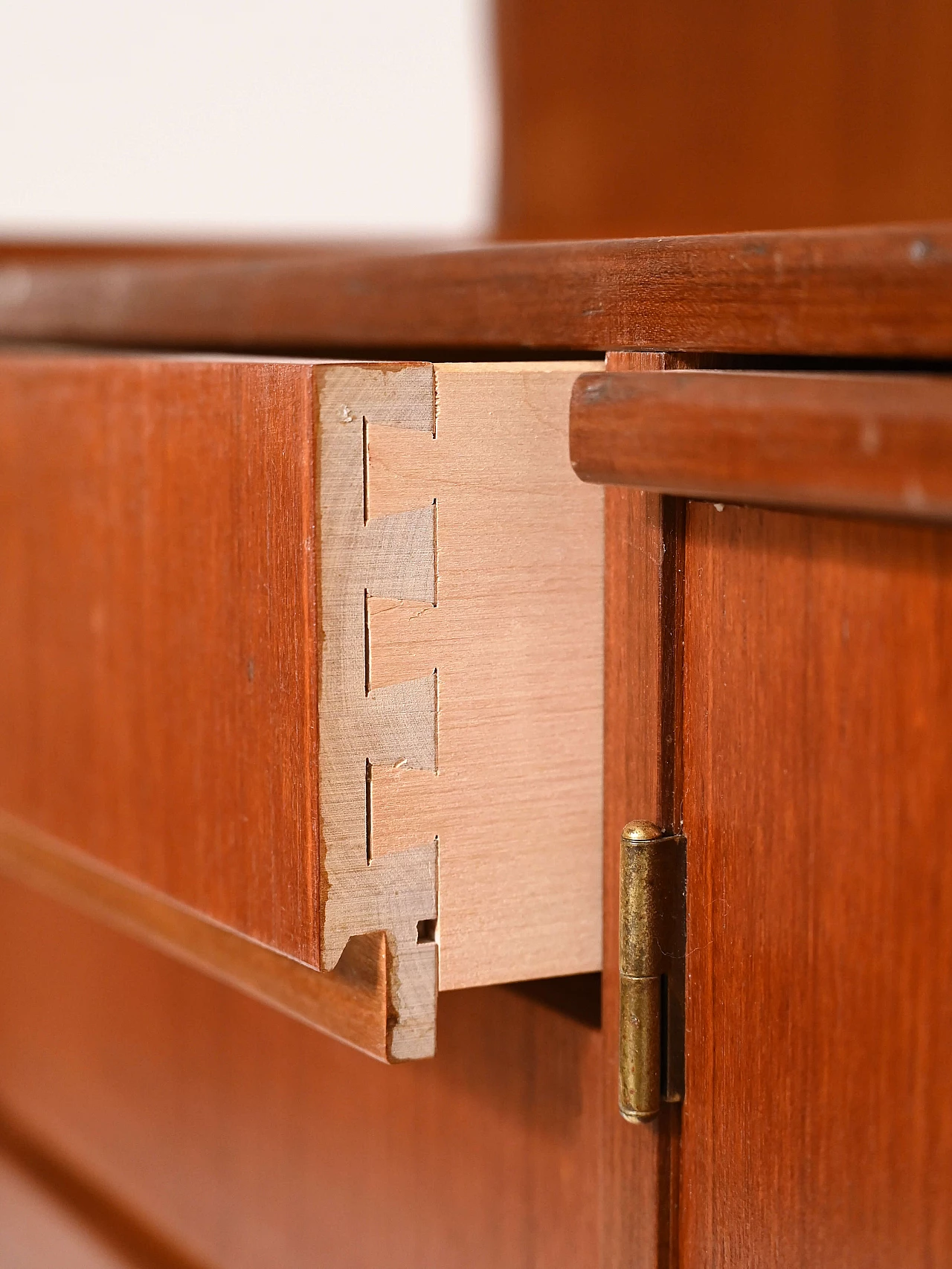 Bookcase with pull-out teak shelf, 1960s 7