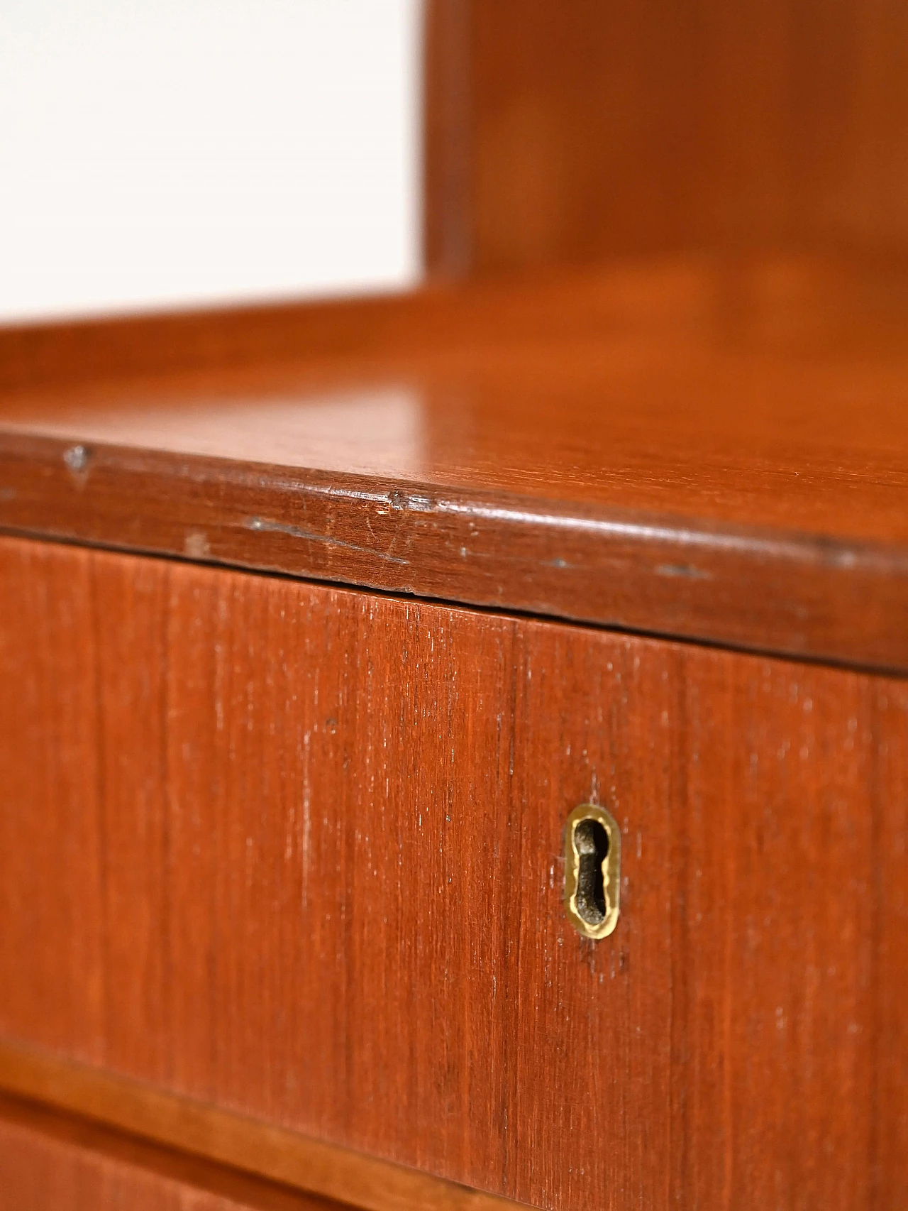 Bookcase with pull-out teak shelf, 1960s 8