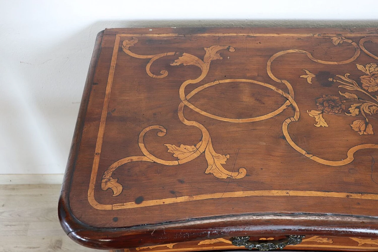 Louis XIV style dresser in precious wood inlay, 17th century 7