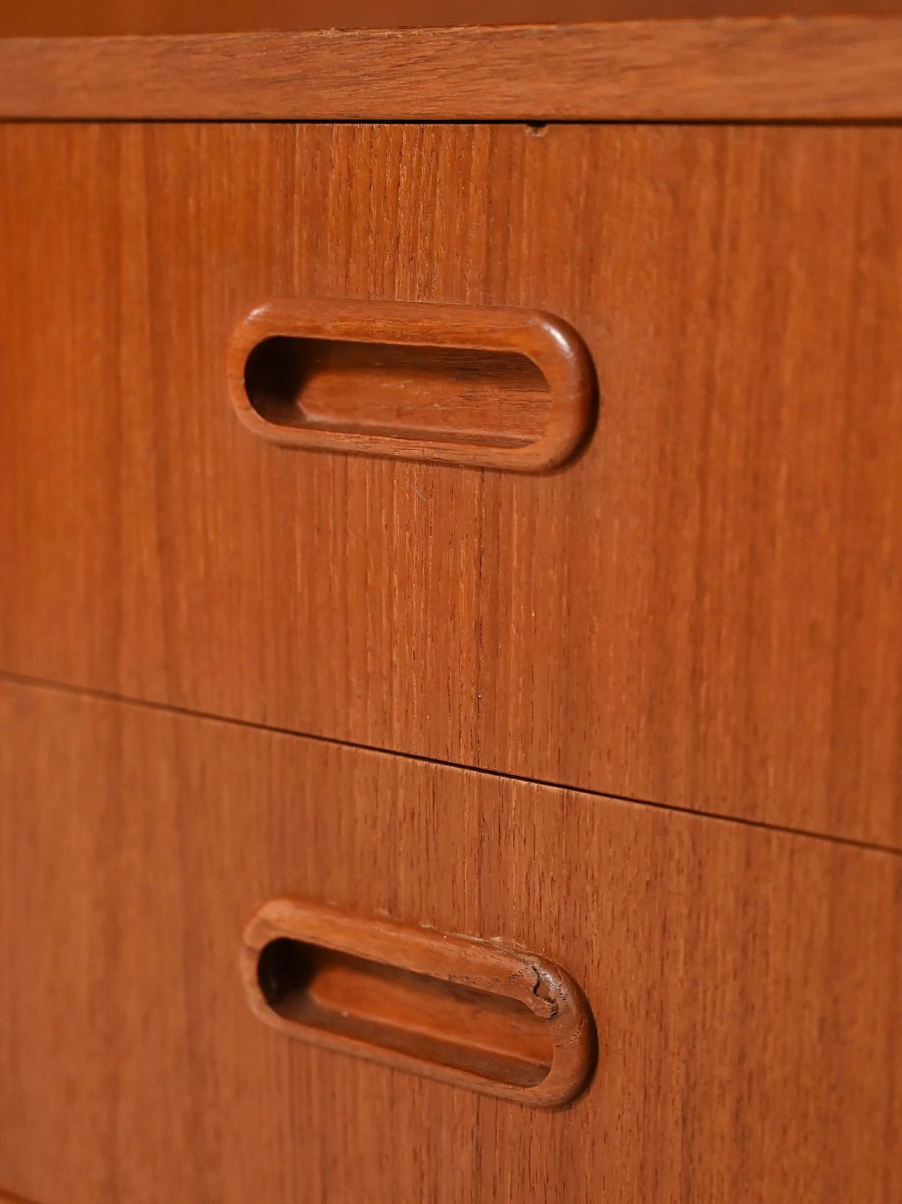 Teak bookcase with adjustable shelves and drawers, 1960s 5