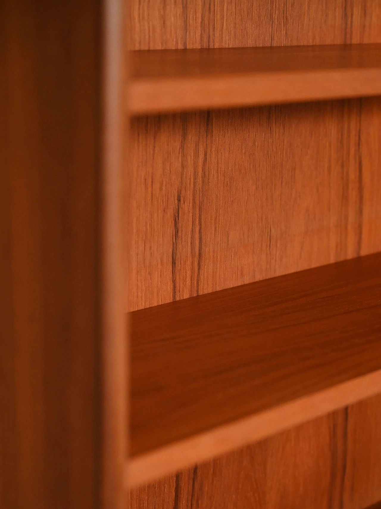 Teak bookcase with adjustable shelves and drawers, 1960s 7