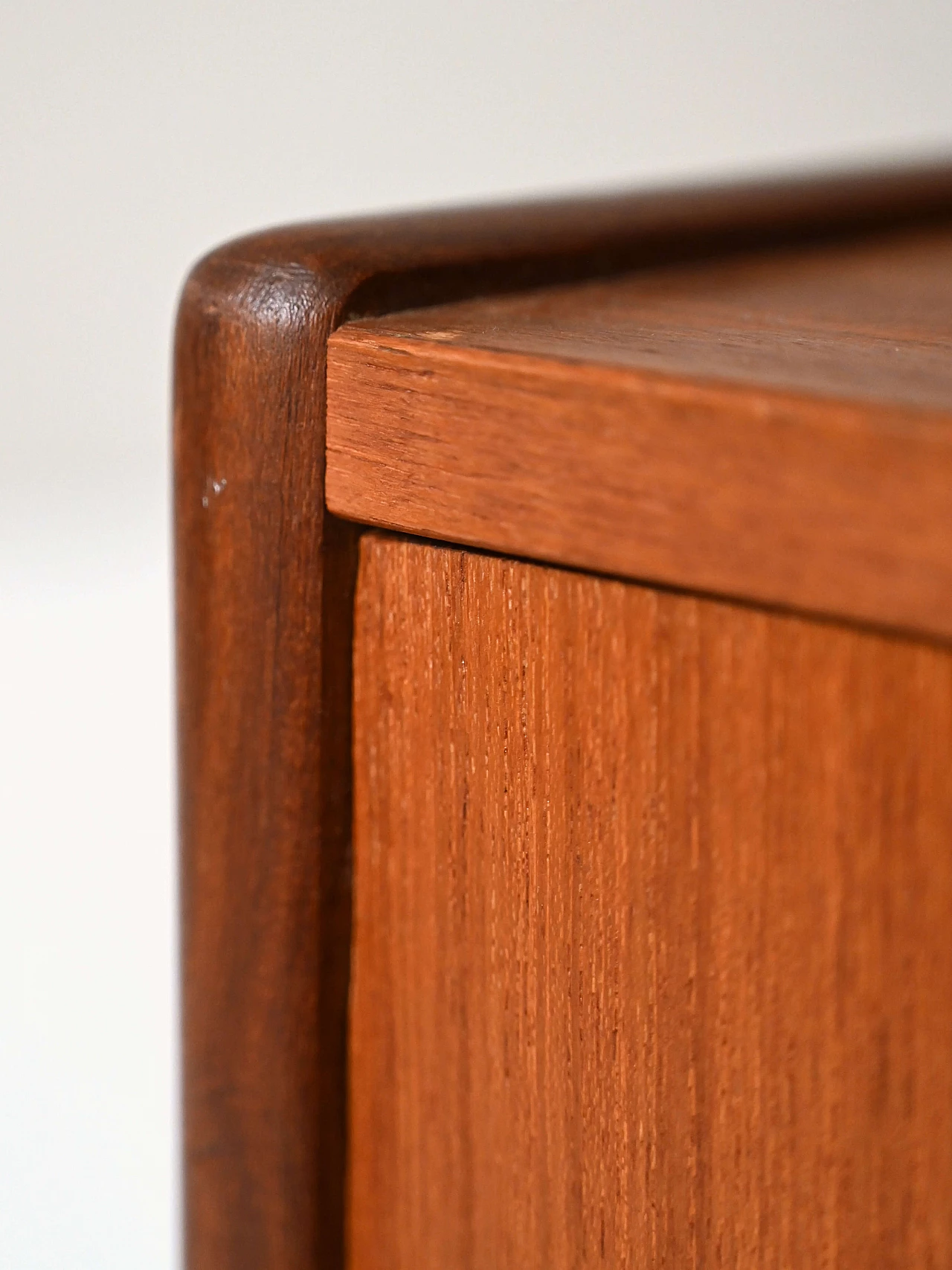 Teak bookcase with adjustable shelves and drawers, 1960s 9