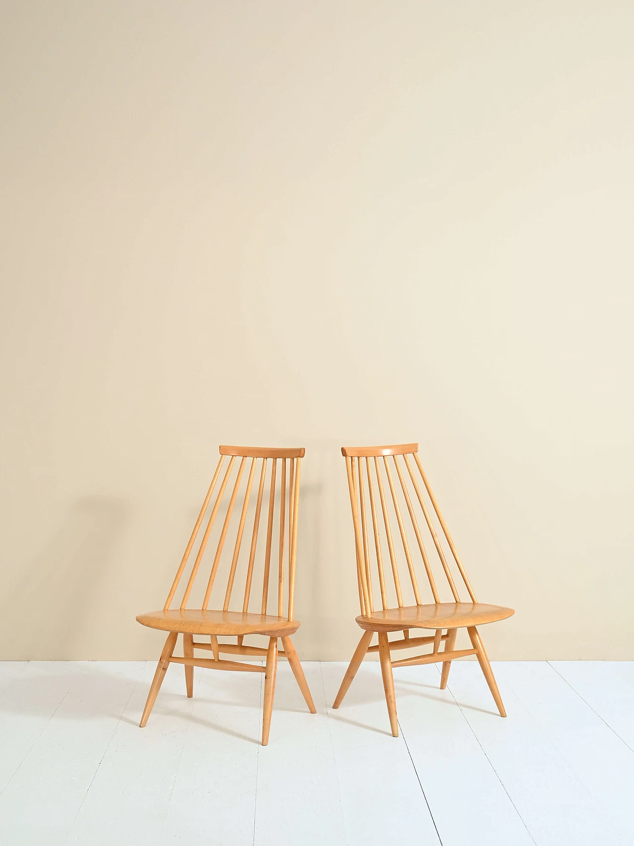 Coppia di sedie Mademoiselle di Ilamari Tapiovaara per Edsbyverken, '60 1