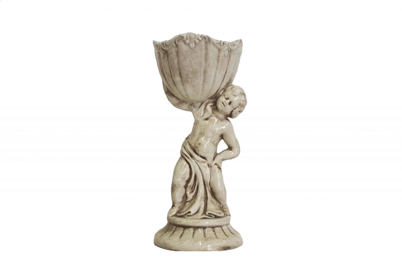Cherubino in ceramica di Capodimonte, anni '70 1406793