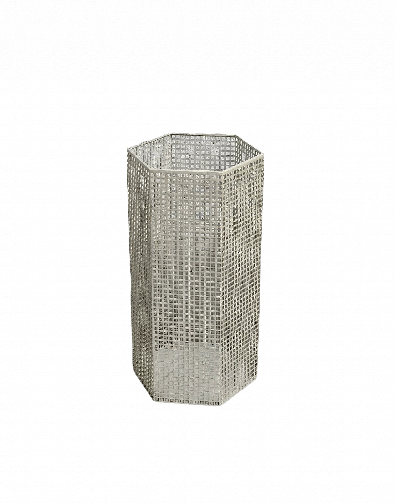 Metal umbrella stand by Josef Hoffmann for Bieffeplast, 1980s 8